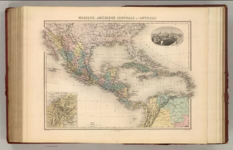 Mexique, Amerique Centrale et Antilles.