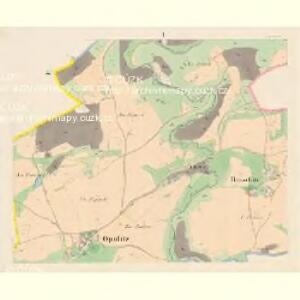 Opalitz - c5478-1-001 - Kaiserpflichtexemplar der Landkarten des stabilen Katasters