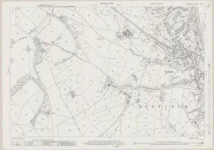Derbyshire XLIV.12 (includes: Duffield; Milford; Weston Underwood; Windley) - 25 Inch Map