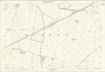 Warwickshire XXXIV.7 (includes: Birdingbury; Frankton; Long Itchington; Marton) - 25 Inch Map