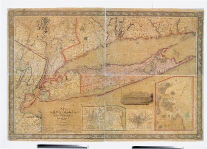 Map of Long Island with the environs of New-York and the southern part of Connecticut / compiled from various surveys & documents by J. Calvin Smith ; engraved & printed by S. Stiles & Co., N. York.