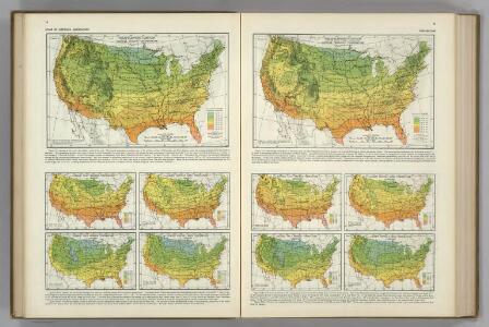 Monthly Temperature Maps:  January.  February.  Atlas of American Agriculture.