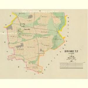Dworetz (Dworec) - c1622-2-002 - Kaiserpflichtexemplar der Landkarten des stabilen Katasters
