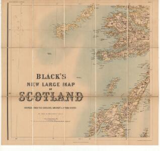 Black's new large map of Scotland.