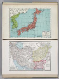 Japan and Korea.  Iran (Persia), Afghanistan, and Baluchistan.