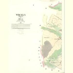 Wrczen (Wrčen) - c8843-1-001 - Kaiserpflichtexemplar der Landkarten des stabilen Katasters