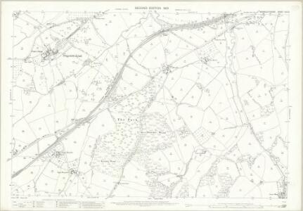 Monmouthshire XIV.10 (includes: Mitchell Troy United; Raglan United) - 25 Inch Map