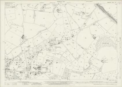 Hampshire and Isle of Wight LXVI.1 (includes: Hedge End; West End) - 25 Inch Map