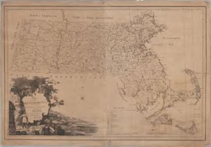 Map of Massachusetts proper : compiled from actual surveys made by order of the General Court