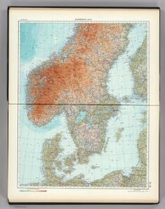 55-56.  Scandanavia, South.  The World Atlas.