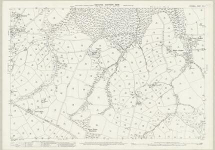 Cornwall IX.5 (includes: Week St Mary; Whitstone) - 25 Inch Map