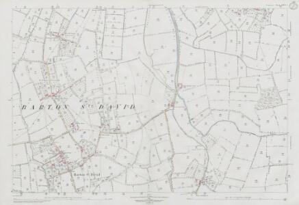 Somerset LXIV.5 (includes: Baltonsborough; Barton St David; Lydford) - 25 Inch Map