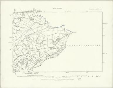 Pembrokeshire XXX.SW - OS Six-Inch Map