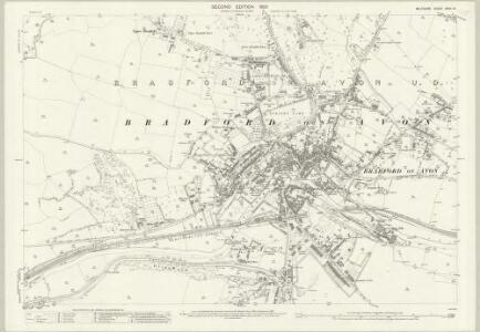 Wiltshire XXXII.14 (includes: Bradford On Avon; Westwood; Winsley) - 25 Inch Map