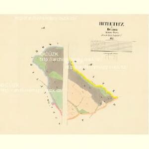 Bitietitz - c0245-1-002 - Kaiserpflichtexemplar der Landkarten des stabilen Katasters