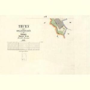 Thurn - c8126-2-003 - Kaiserpflichtexemplar der Landkarten des stabilen Katasters