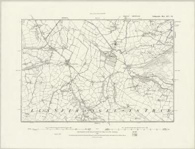 Cardiganshire XXV.SW - OS Six-Inch Map