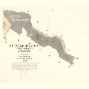 Fünfzighuben (Padesatlanu) - m2213-1-003 - Kaiserpflichtexemplar der Landkarten des stabilen Katasters