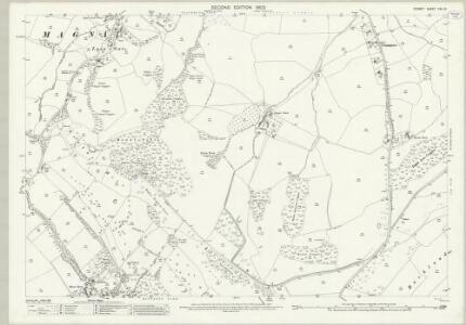 Dorset XXII.10 (includes: Buckland Newton; Minterne Magna) - 25 Inch Map