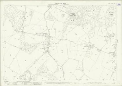 Kent XVII.12 (includes: Ash; Farningham; Fawkham; West Kingsdown) - 25 Inch Map