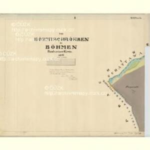 Boehmischroehren - c0979-1-003 - Kaiserpflichtexemplar der Landkarten des stabilen Katasters