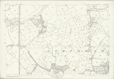 Somerset XVI.16 (includes: Bleadon; Brent Knoll; Lympsham) - 25 Inch Map