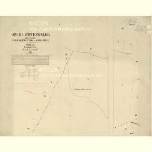 Ober Lichtenwalde - c2159-2-001 - Kaiserpflichtexemplar der Landkarten des stabilen Katasters