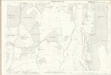 Westmorland XLI.8 (includes: Cartmel Fell; Upper Allithwaite; Witherslack) - 25 Inch Map