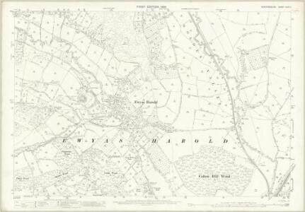 Herefordshire XLIV.11 (includes: Abbey Dore; Dulas; Ewyas Harold; Kenderchurch; Kentchurch; Rowlstone) - 25 Inch Map