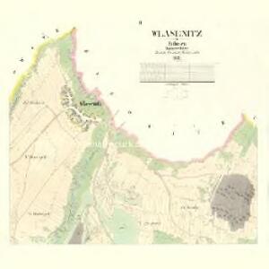 Wlasenitz - c8651-1-002 - Kaiserpflichtexemplar der Landkarten des stabilen Katasters