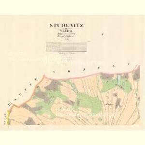 Studenitz - m2935-1-001 - Kaiserpflichtexemplar der Landkarten des stabilen Katasters