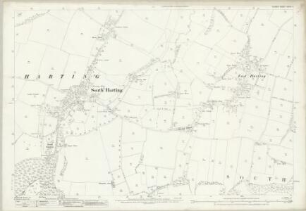 Sussex XXXIII.4 (includes: Harting) - 25 Inch Map
