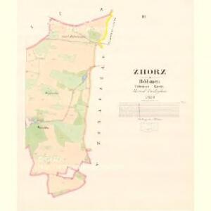 Zhorz - c9255-1-003 - Kaiserpflichtexemplar der Landkarten des stabilen Katasters