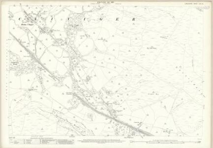 Lancashire LXIV.16 (includes: Cliviger) - 25 Inch Map