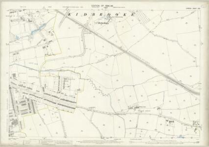 London (Edition of 1894-96) CXX (includes: Borough Of Greenwich; Borough Of Woolwich) - 25 Inch Map