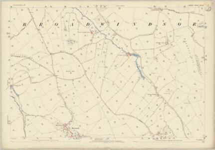 Dorset XIX.16 (includes: Broadwindsor; Burstock) - 25 Inch Map