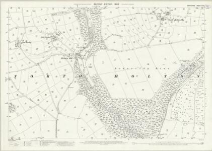 Devon XV.6 (includes: North Molton) - 25 Inch Map