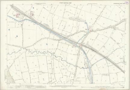 Warwickshire XXII.8 (includes: Brinklow; Combe Fields; Easenhall; Stretton Under Fosse) - 25 Inch Map