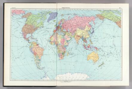 4-5.  World, Political.  The World Atlas.