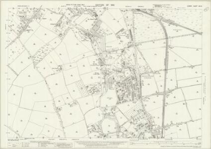 Surrey XIII.8 (includes: Beddington; Carshalton; Mitcham; Morden; Wallington) - 25 Inch Map