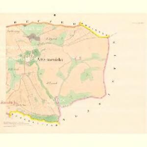 Strzemenizko (Trzemeniček) - m2912-1-002 - Kaiserpflichtexemplar der Landkarten des stabilen Katasters