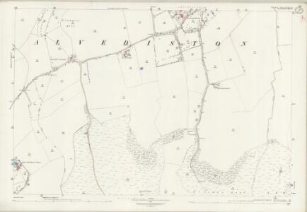 Wiltshire LXIX.16 (includes: Alvediston; Berwick St John; Ebbesbourne Wake) - 25 Inch Map