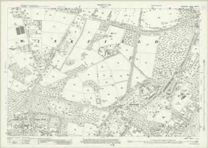 Berkshire XXXIX.11 (includes: Sunninghill; Winkfield) - 25 Inch Map