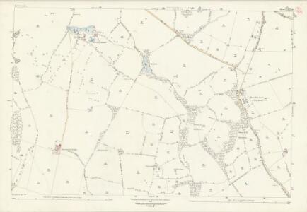 Leicestershire XXXIX.10 (includes: East Norton; Goadby; Hallaton; Tugby) - 25 Inch Map