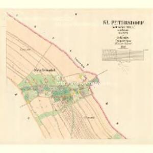Klein Petersdorf (Wražno Male) - m0843-1-002 - Kaiserpflichtexemplar der Landkarten des stabilen Katasters