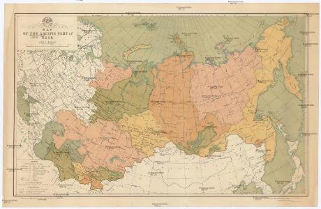Map of the asiatic part of USSR