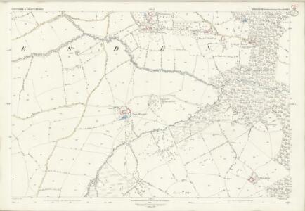 Shropshire LXXIII.3 (includes: Kinlet; Stottesdon) - 25 Inch Map