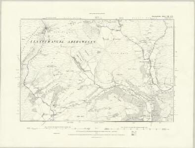 Brecknockshire VI.NE - OS Six-Inch Map