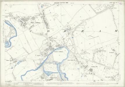 Surrey XVIII.5 (includes: Cobham) - 25 Inch Map