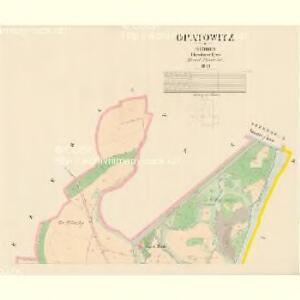 Opatowitz - c5491-1-001 - Kaiserpflichtexemplar der Landkarten des stabilen Katasters